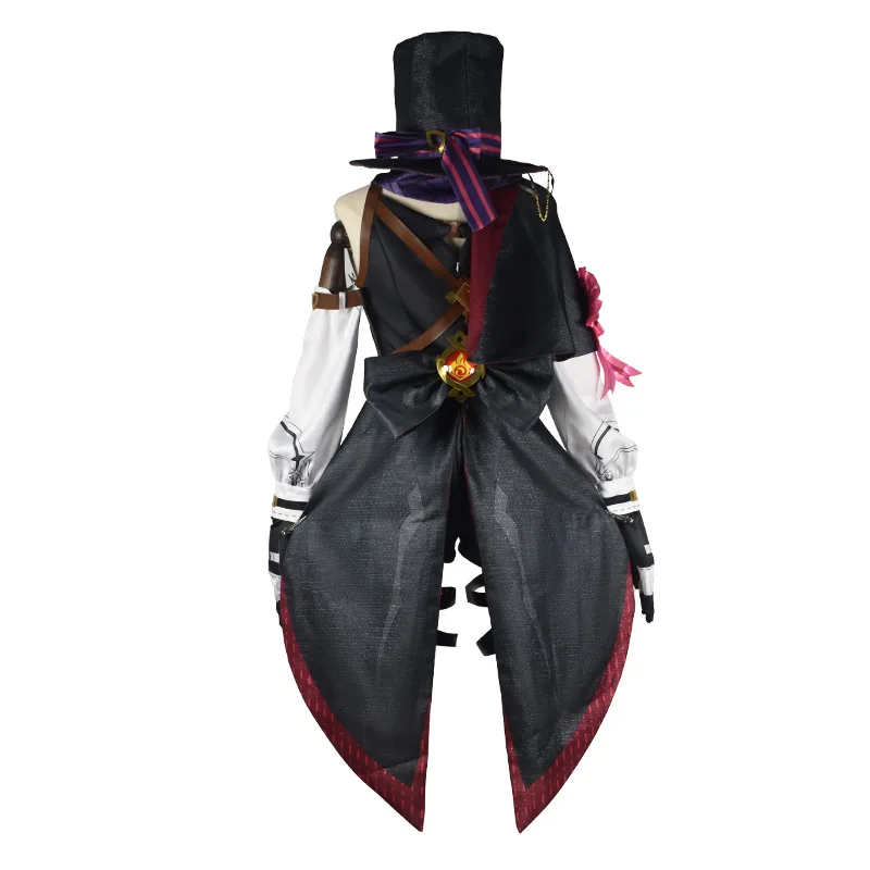 Genshin Lynette Lyney костюмы для косплея парик Fontaine Twins Magician Pokers униформа Хэллоуин