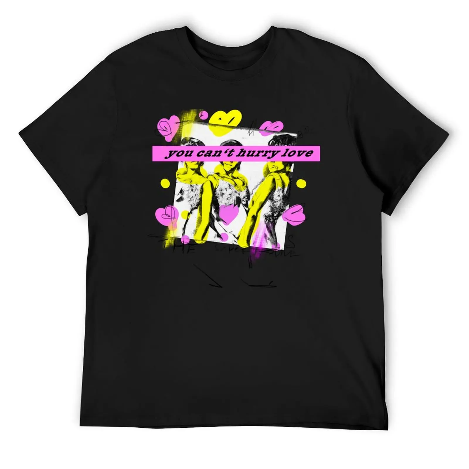 Футболка You can't hurry love винтажная рубашка с аниме мужская футболка футболки
