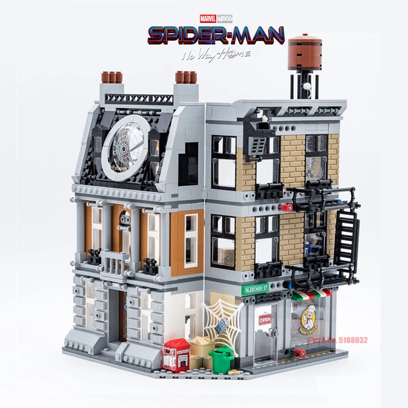 

Marvel Avengers Spiderman No Way Home Peter Parker DR Strange Sanctum Endgame Ironman Building Block Bricks Kid Gift