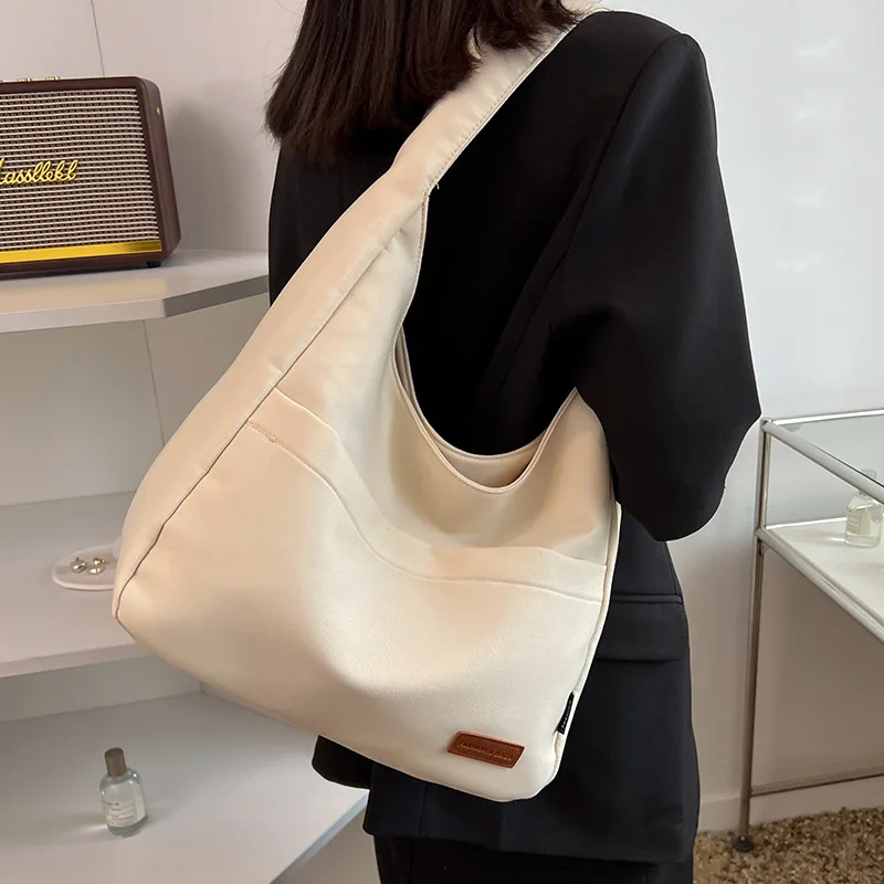 

Nylon Womens Handbags Shoulder Underarm Bags Large Capacity Tote Bag Female Handbag Shopping Bag Student Canvas Schoolbag Bolsos