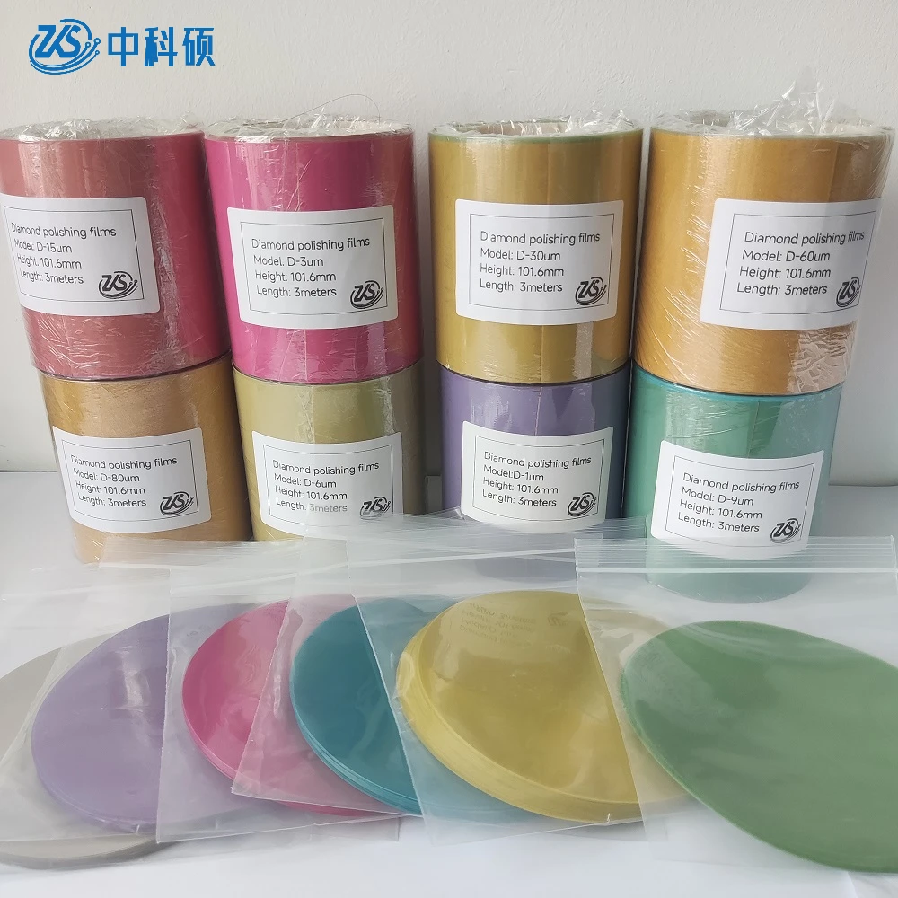 С рулоном шлифовальной бумаги Adhensive Diamond Fiber Optic 3 метра в рулоне ленты для