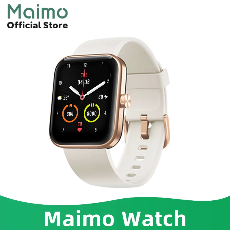 Buy 70mai reloj inteligente Maimo versión Global, pulsera resistente al agua hasta 5atm, con Control de voz y oxígeno en sangre de 1,69 pulgadas, batería de 10 días, para Xiaomi