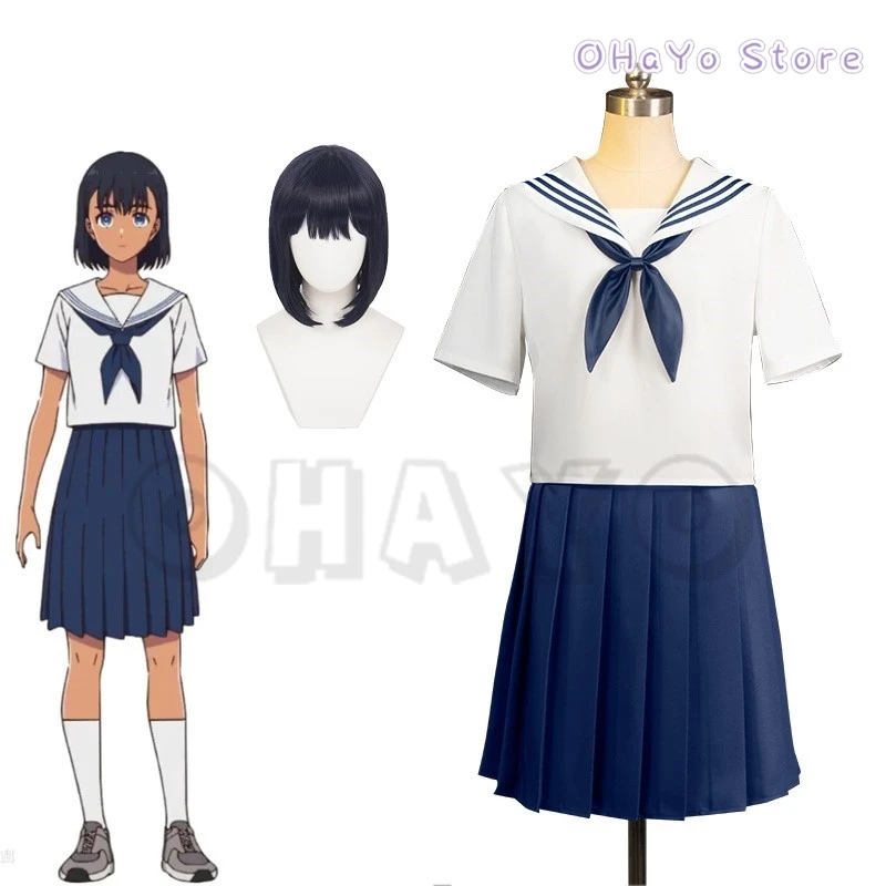 Летний рендеринг Кофунэ Мио Косплей Костюм Парик Аниме Женщины Хэллоуин Девушка