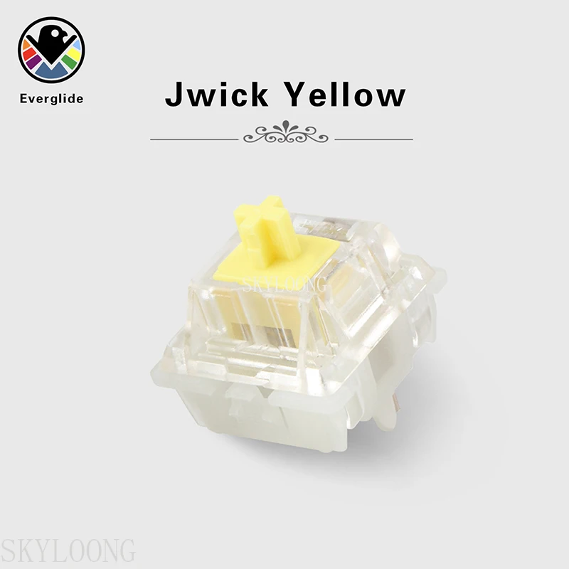 Линейные переключатели EverGlide Jwick желтые белые красные | Компьютеры и офис