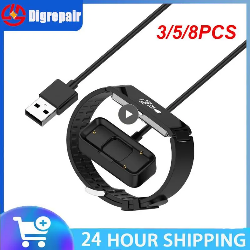 

3/5/8PCS Usb 5v 700ma Chargeing Cable Magnetic Base Bracelet Charger Fast Power Cord For Withings Pulse Hr Smart Watch Charger