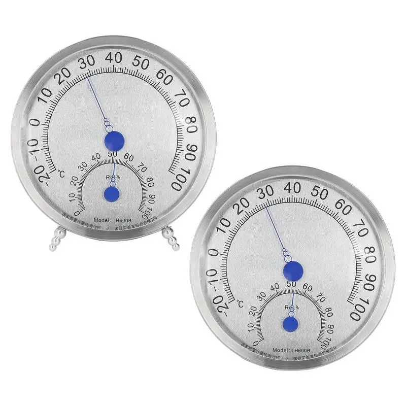 

Analog Hygrometer And Thermometers Dial 2 In 1 Temperature Humidity Monitor Gauge Waterproof Weather Dial For Pool Garden Patio