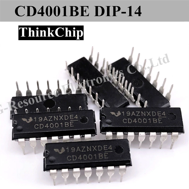 (10 шт.) CD4001BE DIP-14 CD4001 DIP14 4001BE DIP Quad 2-вход NAND буферный затвор серии B