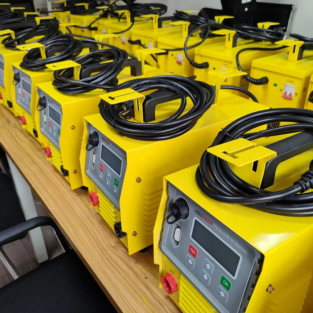 Сделано в Китае 20-315 мм кВт HDPE фитинг электрофьюжн сварочный аппарат 75V PE PPR