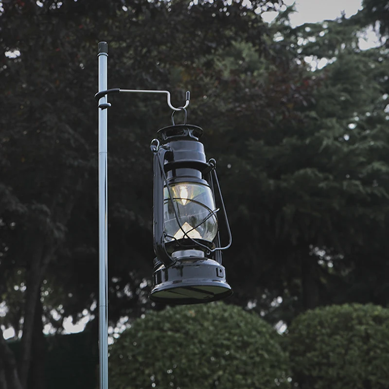 

Pole Post Lamp Holder Hook Equipment Hunting Lantern Hanger Camping Accessories