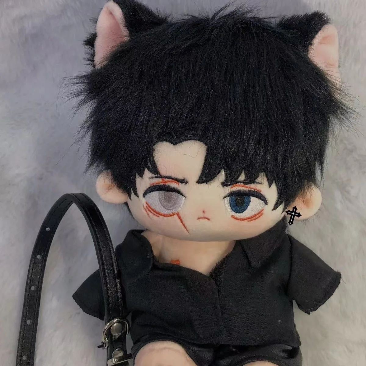 

Anime Attack On Titan Levi Ackerman Cosplay Plush Cotton Stuffed Doll Body Plushie Dress Up Pillow 20cm Mascot Xmas Gift