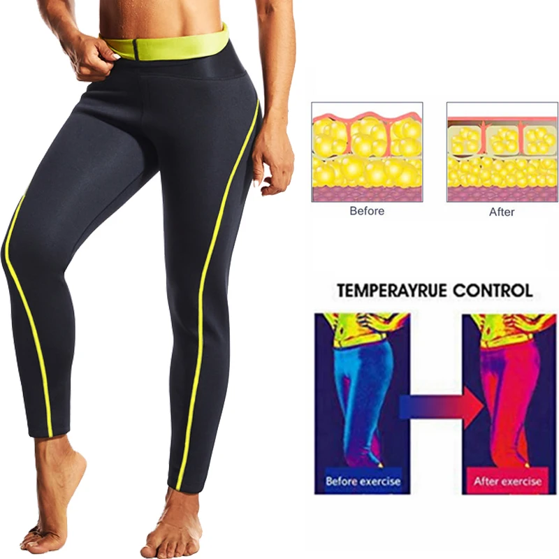 YBFDO Горячая Сауна Костюм сауны пот брюки неопреновый костюм потоотделение шейпер