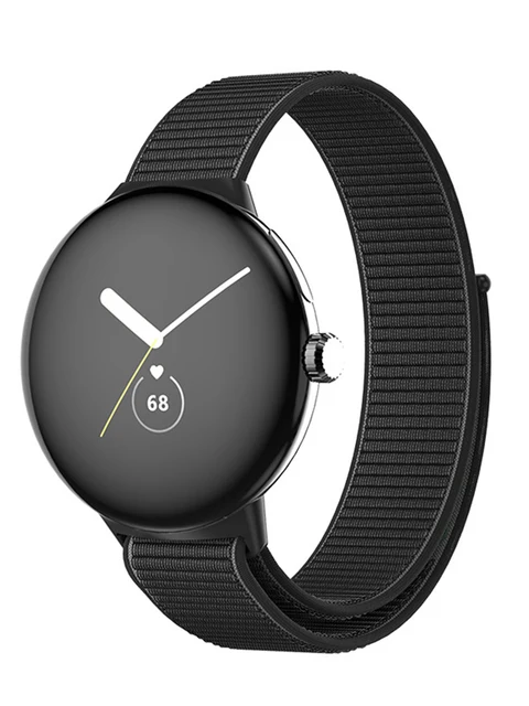 Nylon Loop for Google Pixel watch strap Accessories Soft Adjustable Replacement Smartwatch Wristband bracelet Pixel watch band 1