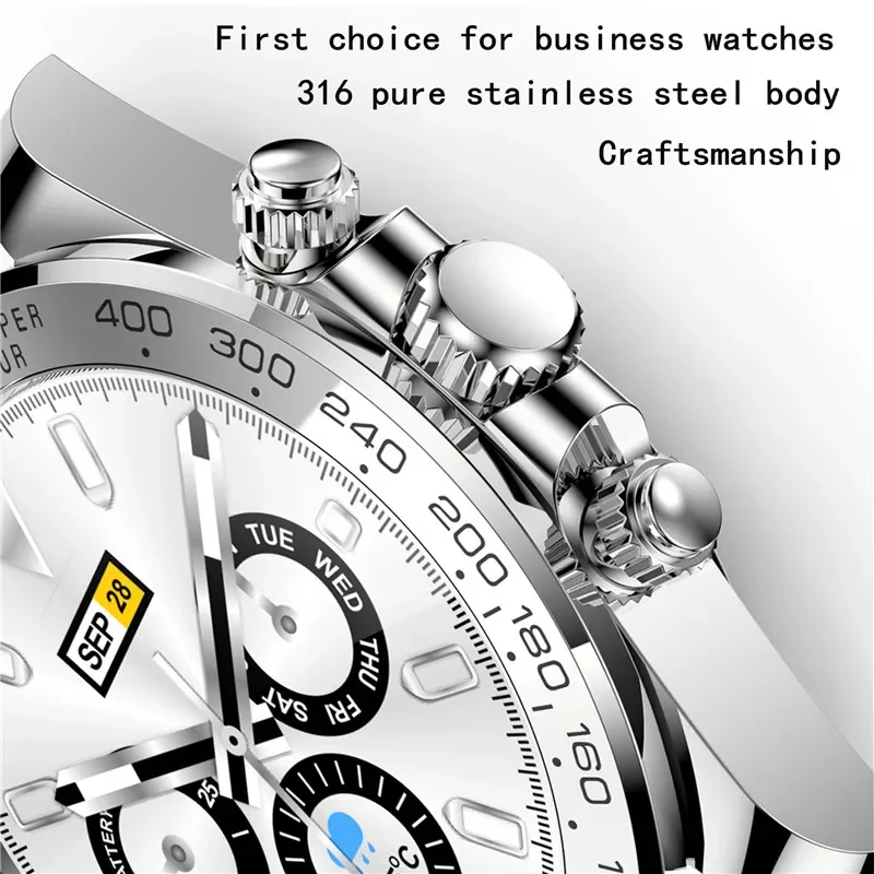 

Мужские Смарт-часы с пульсометром, из нержавеющей стали