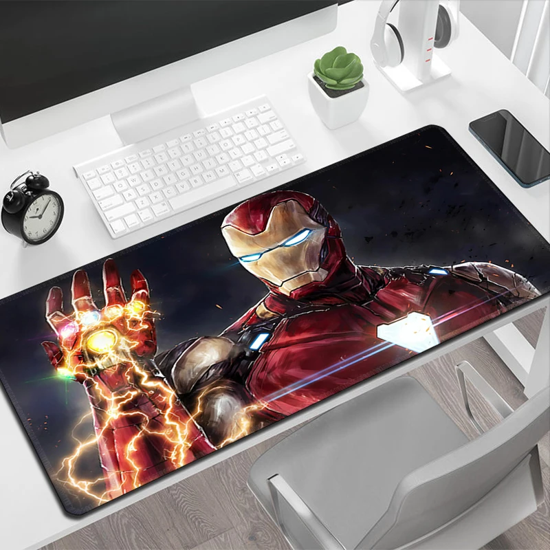 

Irons Mans Mouse Pad Large Pc Cabinet Games Mousepad Gamer Office Accessories Computer Desks Desk Mat Keyboard Gaming Mats Anime