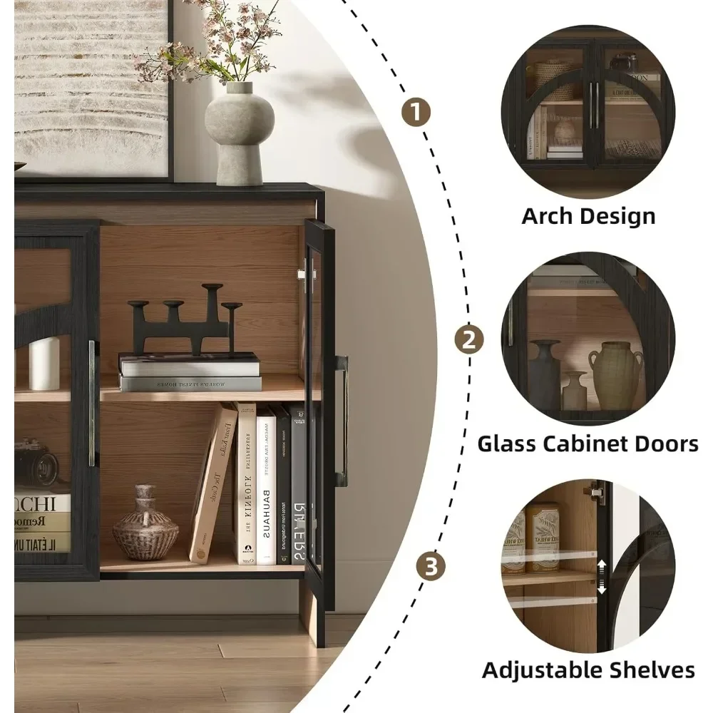 3 шт. кухонный шкаф для кладовой мебель стеклянная дверь регулируемая полка