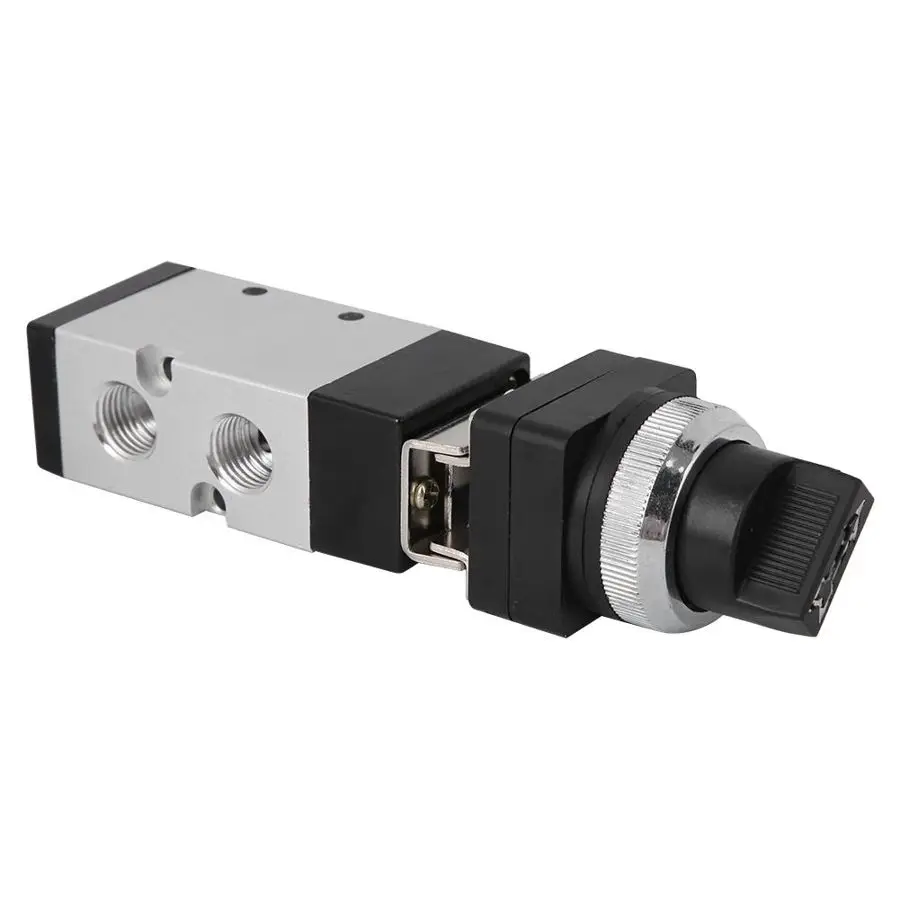 MSV86522-TB 2-Position 5-Way Mechanical Button Valve Switch for Pneumatic System | Обустройство дома