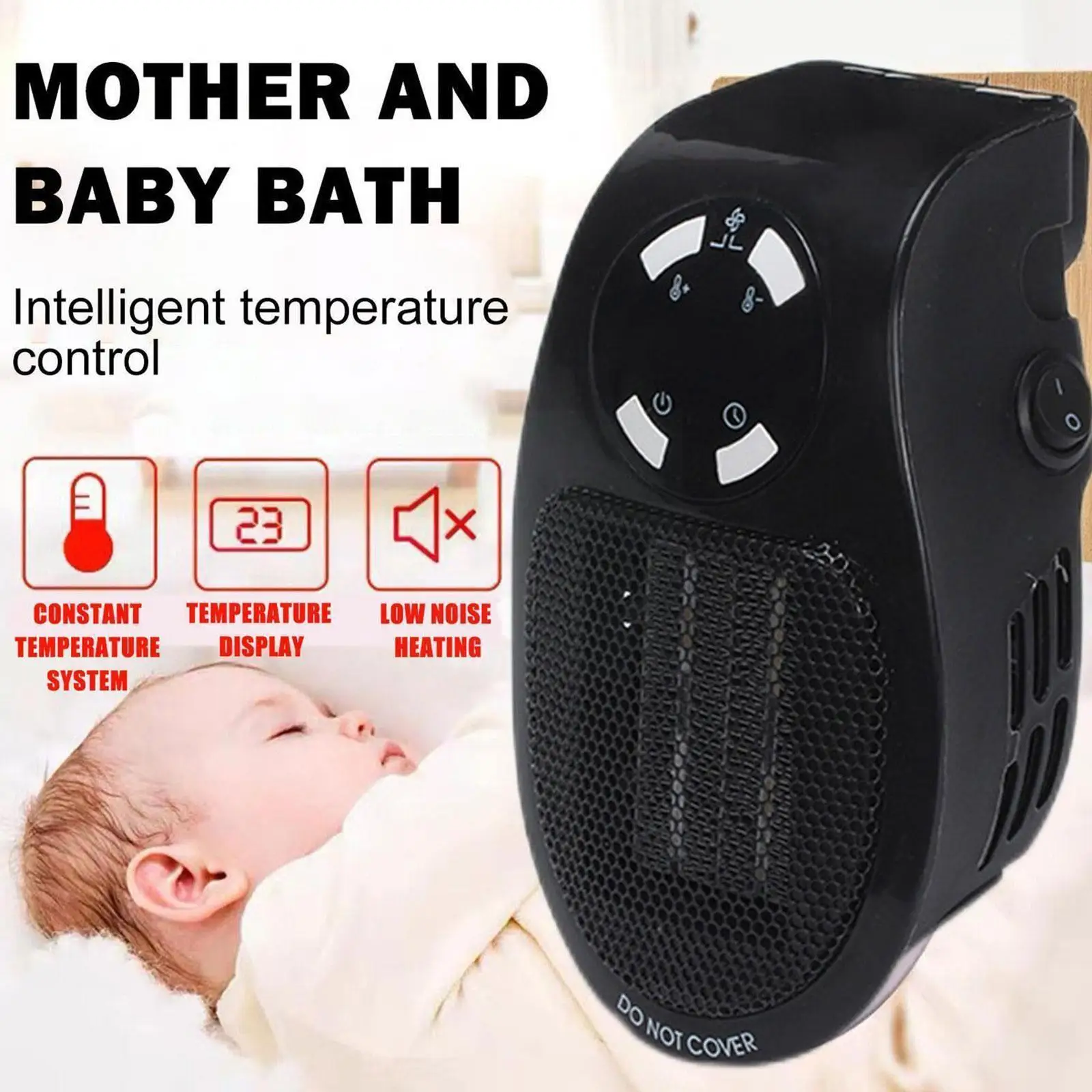 

Electric Heater Portable Heater Home Office Quick Heater 500w Winter Mini Home Radiator Remote Heater Control N5n7