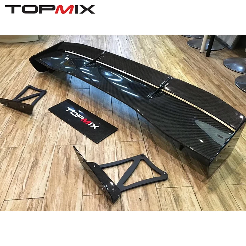 Фото Двухслойный карбоновый задний спойлер VT-Style для Mitsubishi Lancer Evolution VII/VIII/IX/X №3