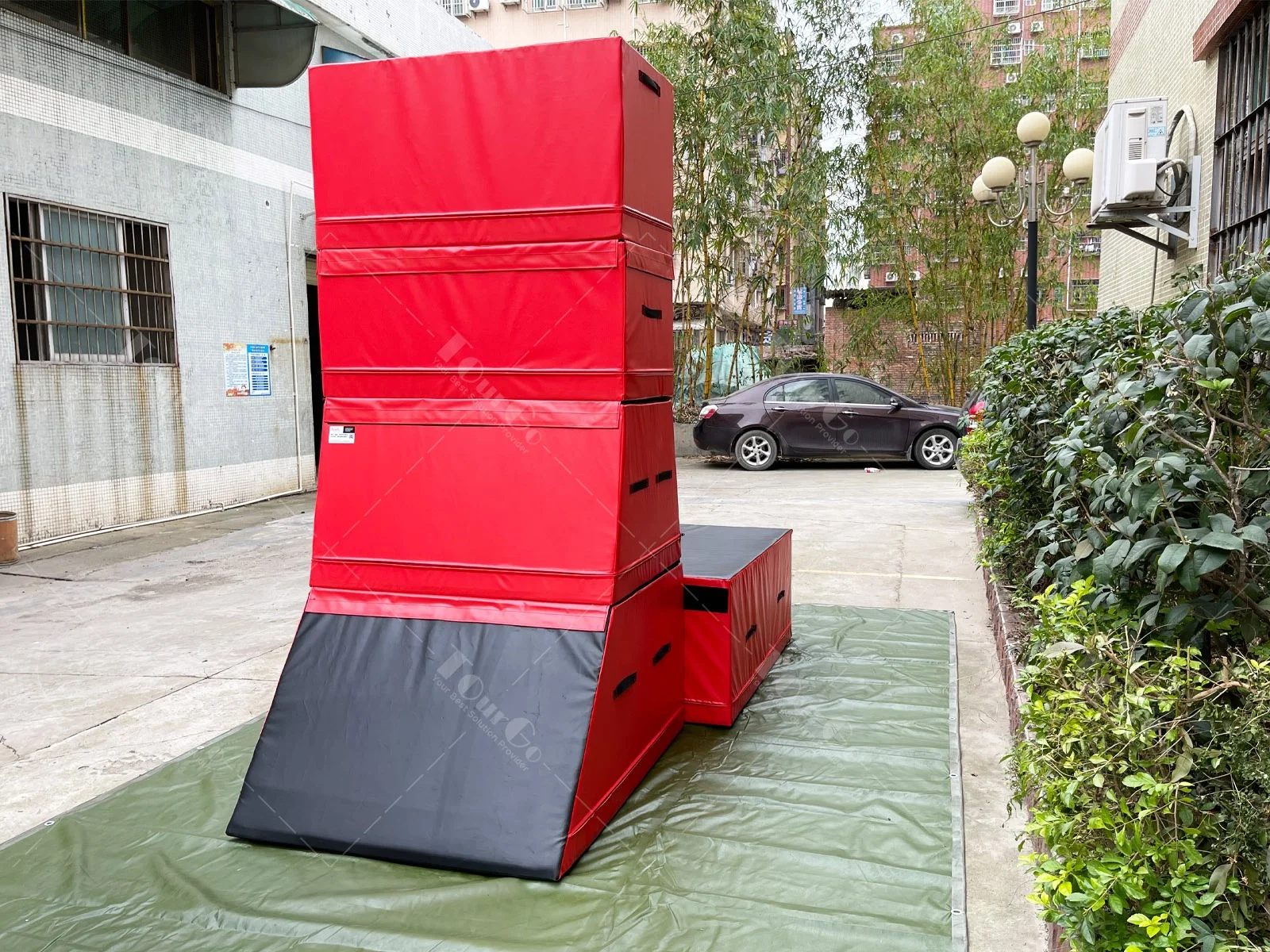 Гимнастическая система ниндзя домашняя игровая площадка паркура мягкая пена