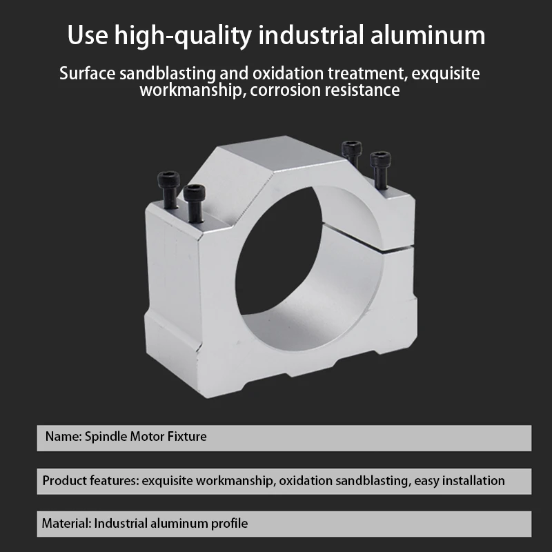 Акция! 1 шт. шпиндель CNC фрезерный станок с 4 винтами Шпиндельный зажим монтажный
