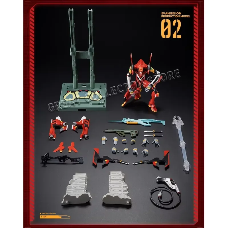 Фото BLOKEES Оригинальные сборные аниме-фигурки EVANGELION-02, 01, 08, EVA00, Asuka, Shinji, модель-игрушка, подарок от Giftmor Toys №5