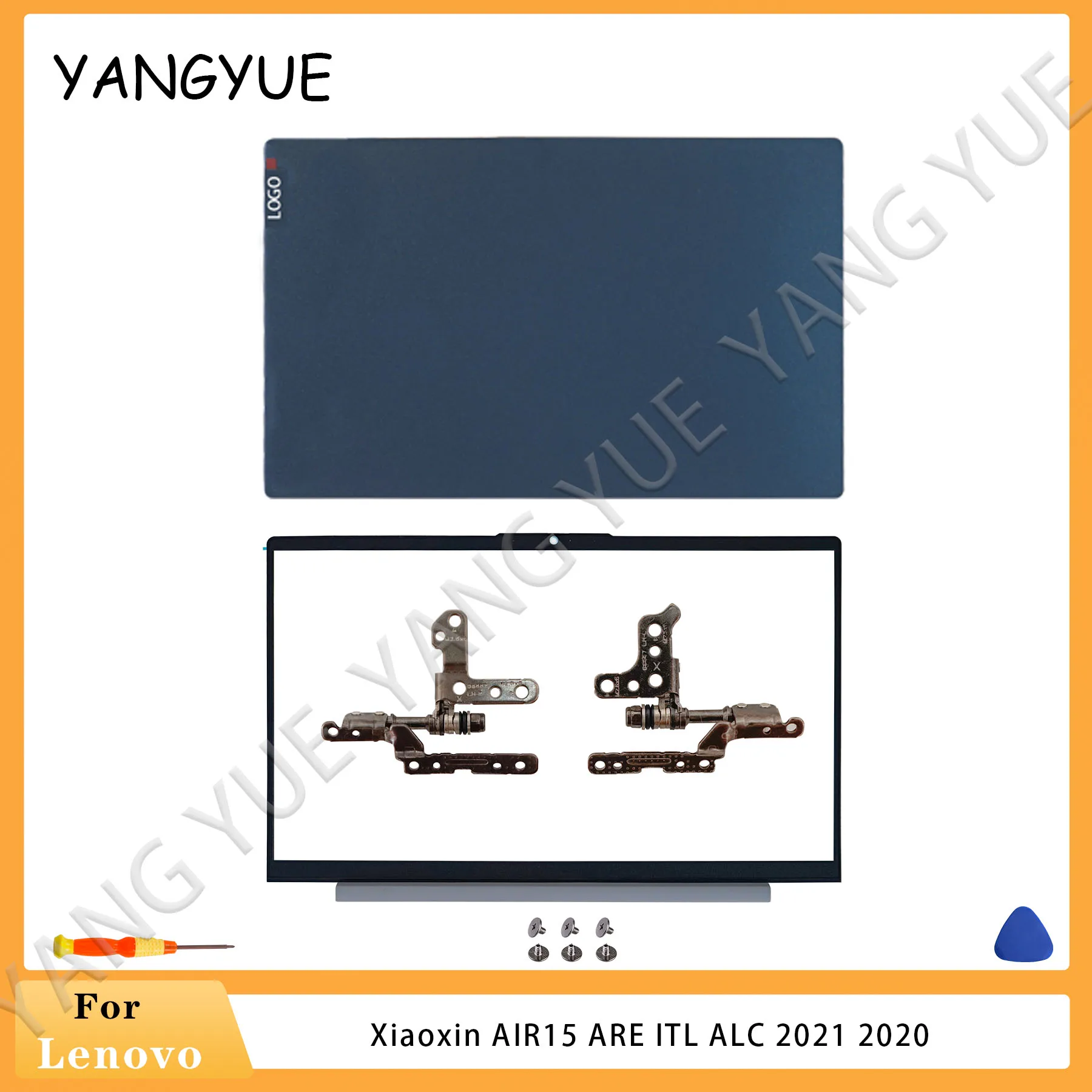 Новый чехол для Lenovo Ideapad 5 15IIL05 15ARE05 15ITL05 5-15 2020 2021 задняя крышка ЖК-дисплея синяя