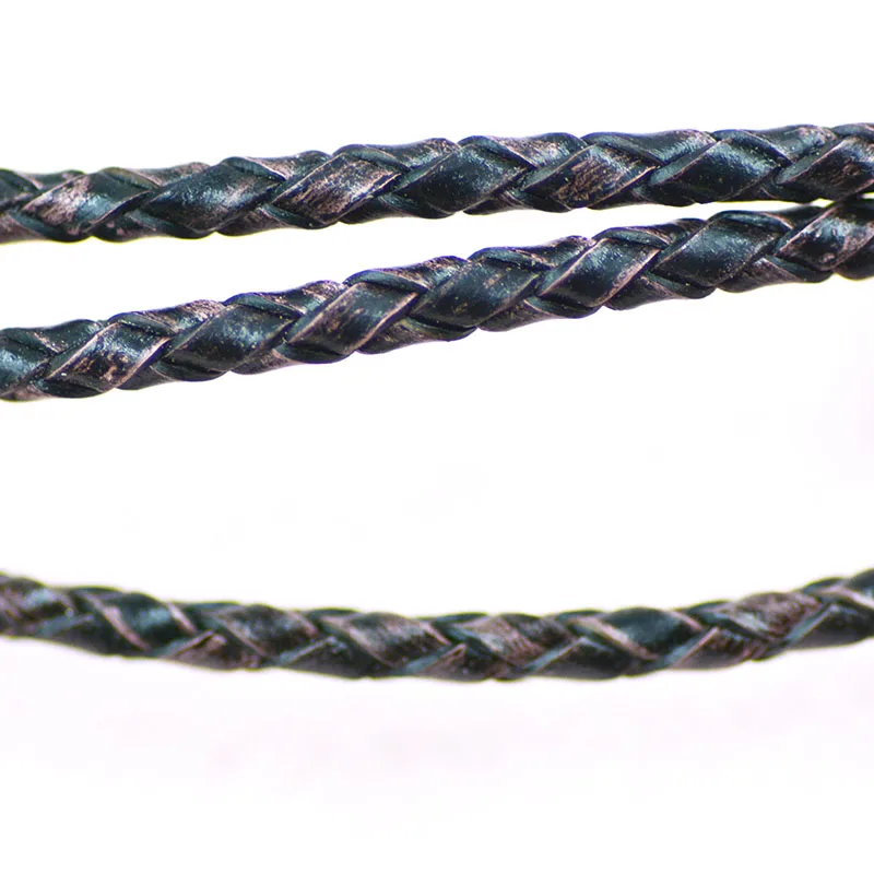 Рисунок 2 - 50 м. Круглый Плетеный сердечник из натуральной кожи