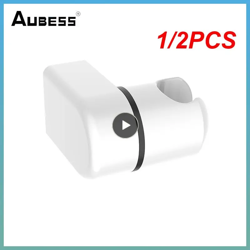 

1/2PCS No Punching Hand Shower Head Holder Universal Adjustable Full Plating Shower Rail Head Holder Bathroom Bracket Stable