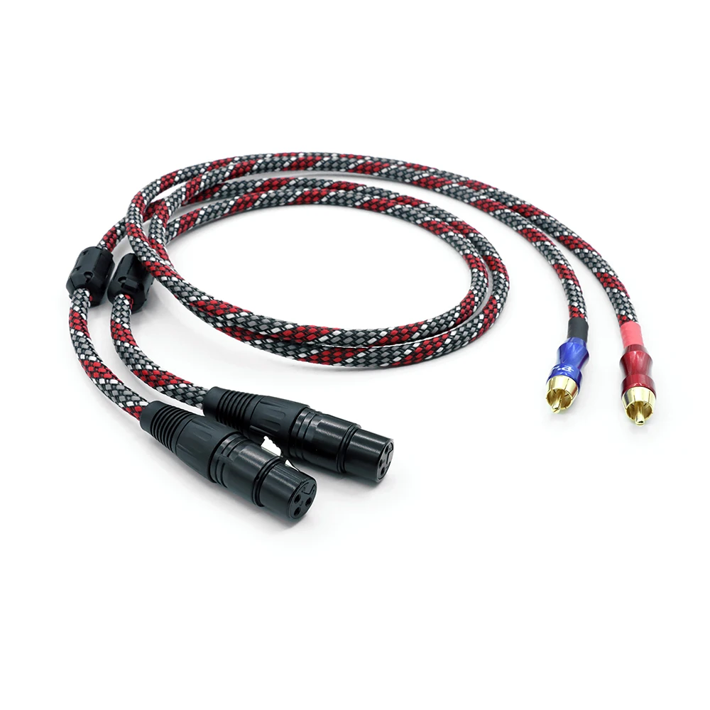 CANARE L-4E6S 5N occ copper XLR к RCA аудио интерконнекторному кабелю с разъемом NEUTRIK
