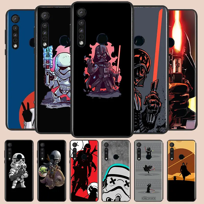 

Star Wars Phone Case For Motorola G10 G22 G31 G40 G60 G41 G50 G51 G60S G71 E6i E7i 20 30Pro Lite Black Silicone Back Funda Cover