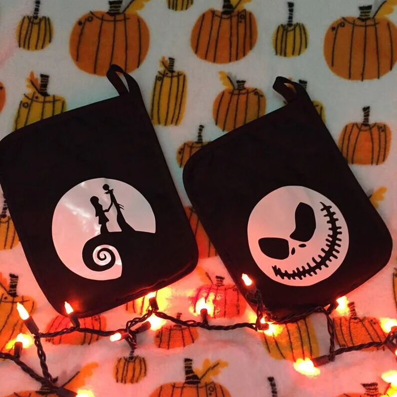 Pot Holder Merry Christmas Xmas Holiday Happy Halloween Eve 