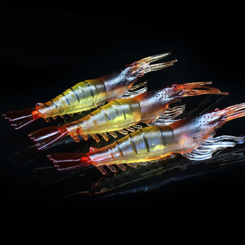 

5 шт., мягкая рыболовная приманка, 7 см, 3,5 г