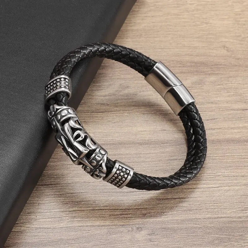 Винтажный плетеный вручную еврейский браслет звезда Давида