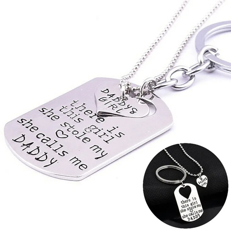 

Necklace Pendant Jewelry Letter Heart Keychain