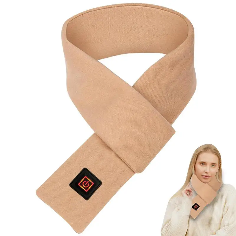 

Шарф с подогревом, шарф с электрическим подогревом для шеи, мягкий шарф с подогревом, шарф с электрическим подогревом для холодной погоды с 3...