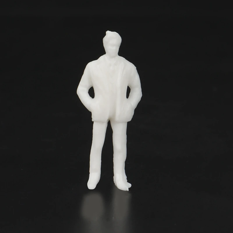 1:50 White Figures Architectural Model Human Scale HO Model Plastic Peoples images - 6