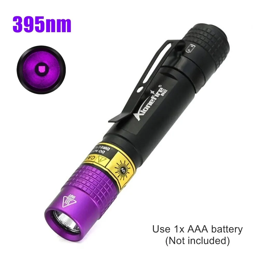 

Ультрафиолетовый фонарик Blacklight 365/395 нм