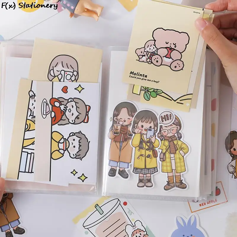 

A6 Cards Pocket Book Large Capacity Organizer Memo/Bills/Ticket/Stickers Bag Holder Stationery Supplies