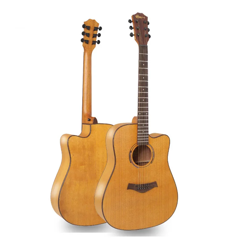 

6 String Guitar Veneer Wood Spanish Guitar Strings Acoustic Bigsby Tremolo Musical Instrument Classic Fretboard Bass Vintage Diy