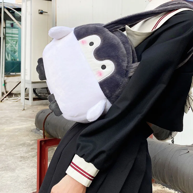 

26cm Koupen Chan Penguin Plush Bag Toy Positive Energy Penguin Plush Wallet Pendant Animal Shouder Bag Kids Backpack Girls Gift