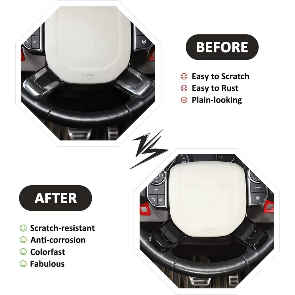 Наклейки на рамку для Land Rover Discovery 5 LR5 2017 + Range -Vogue 2013 аксессуары