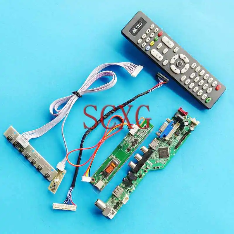 

Плата контроллера матрицы ЖК-дисплея подходит для LQ160E1LW02 LQ160E1LW04 30-контактный LVDS 1CCFL 16 "1280*1024 комплект VGA AV USB HDMI-Совместимость