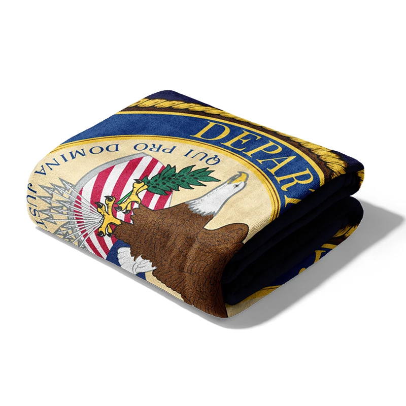 Aertemisi Соединенные Штаты Департамент справедливости Doj Seal Одеяло для маленьких, средних и больших собак, кошек, щенков, котят, дивана, дивана, кровати, декор (art.: 3920cd309282d) - 3920cd309282d