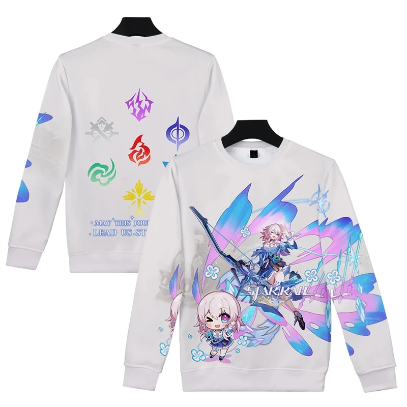 

Anime Games Honkai: Star Rail Graphic Sweatshirts Harajuku Fashion Boy Sweatshirt Casual Pullovers For Men Clothing Y2k Girl Top