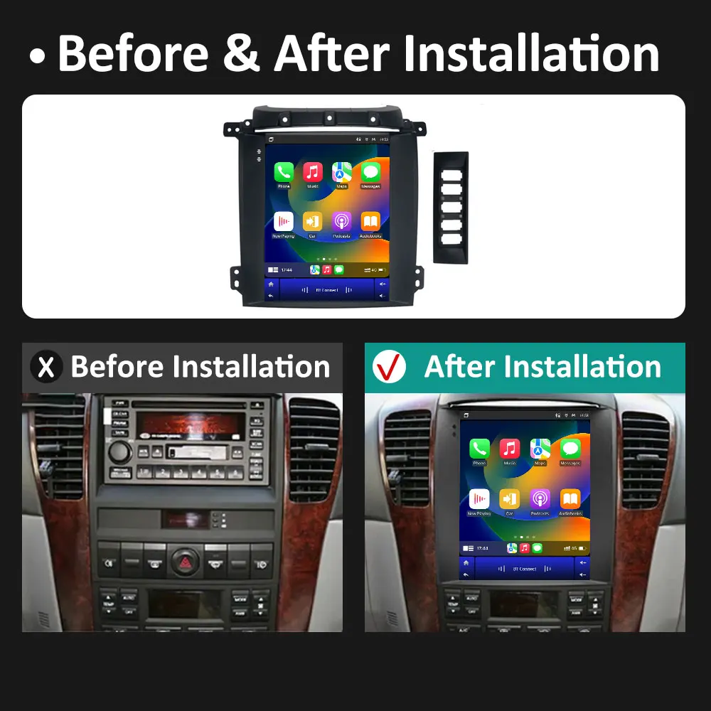 Интеллектуальная система, беспроводной Carplay для Kia Sorento BL 2002, 2003, 2004, 2005, 2006, Bluetooth, 9,7-дюймовый сенсорный экран, аксессуары WIFI (art.: 3920cd5c3b04b) - 3920cd5c3b04b