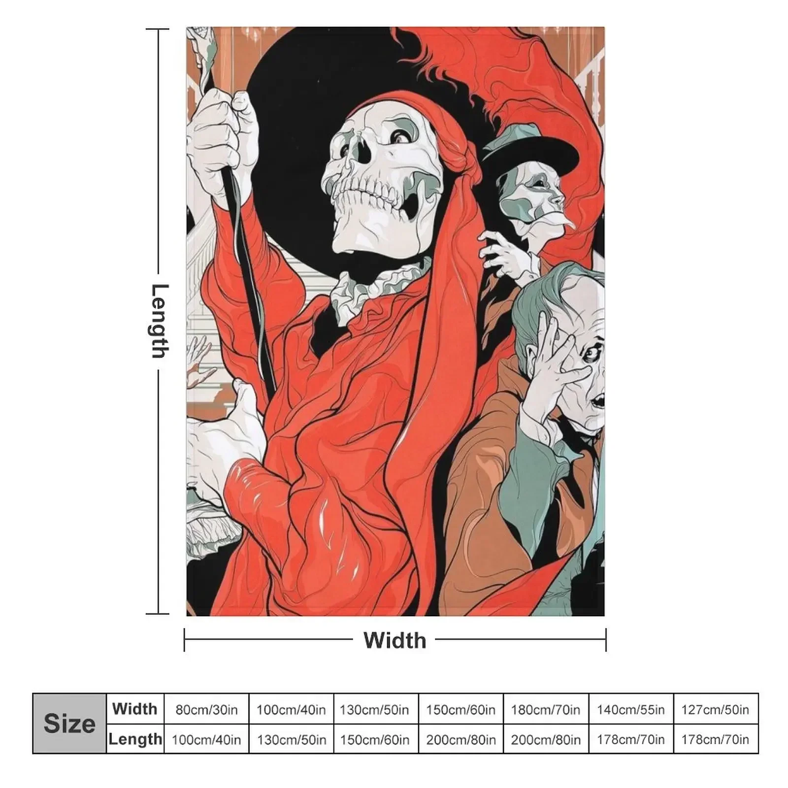 Призрак оперы - Лон Ченни Постер Nu в стиле ретро фланелевое одеяло теплые зимние