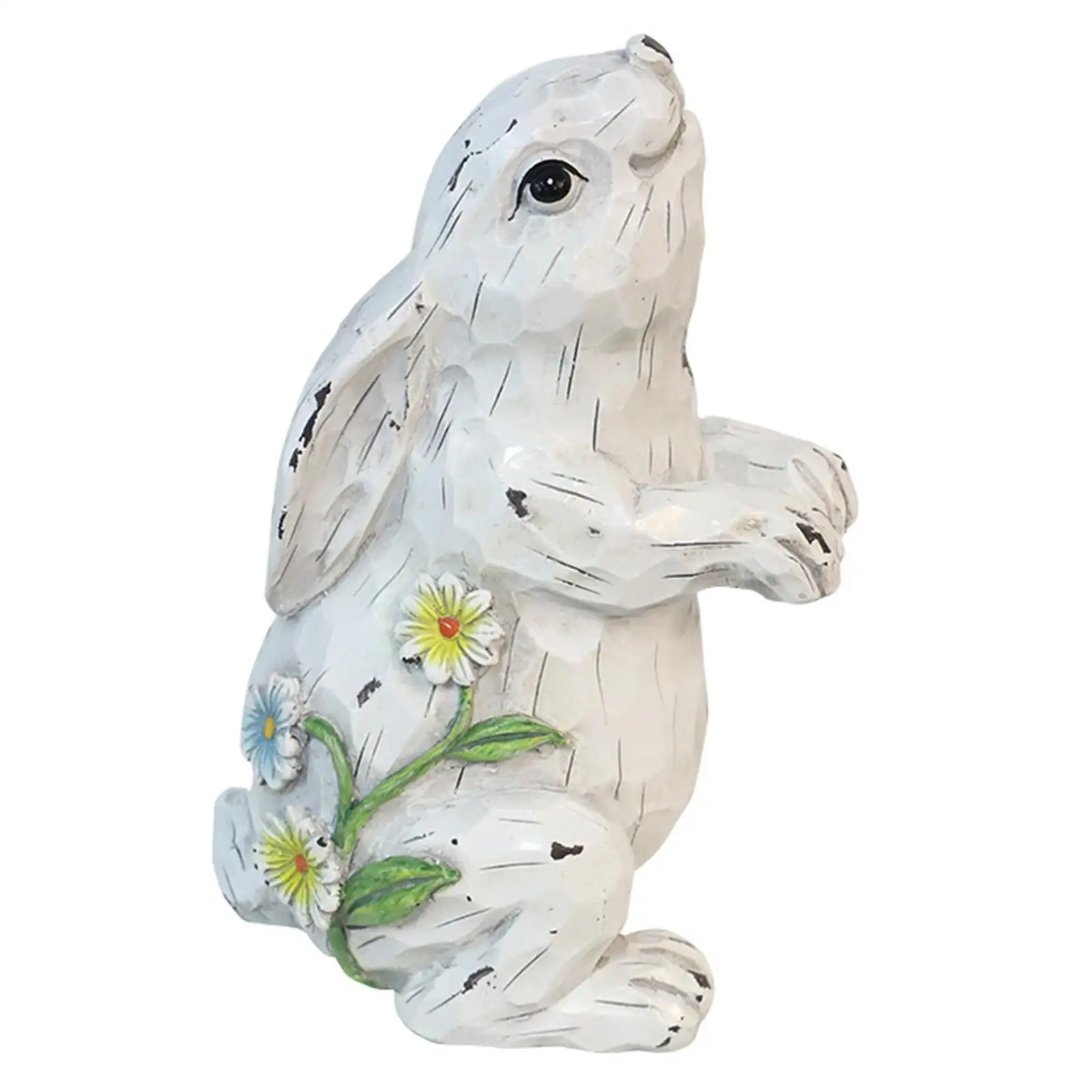 

Animal Garden Statue Figurine Rabbit Outdoor Statue for Home Indoor Backyard