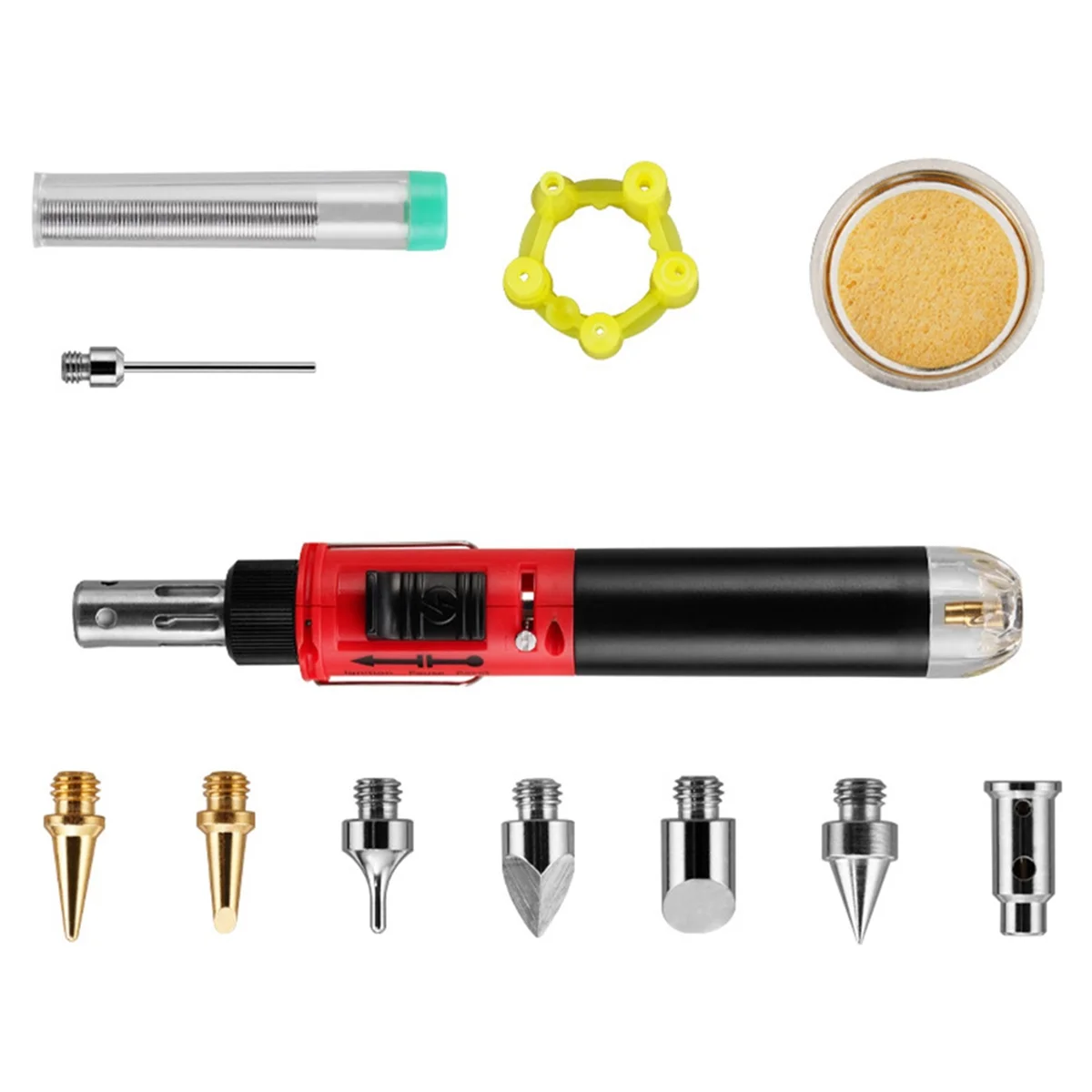 Беспроводной газовый паяльник с термовоздуходувкой Горелка мгновенным запуском