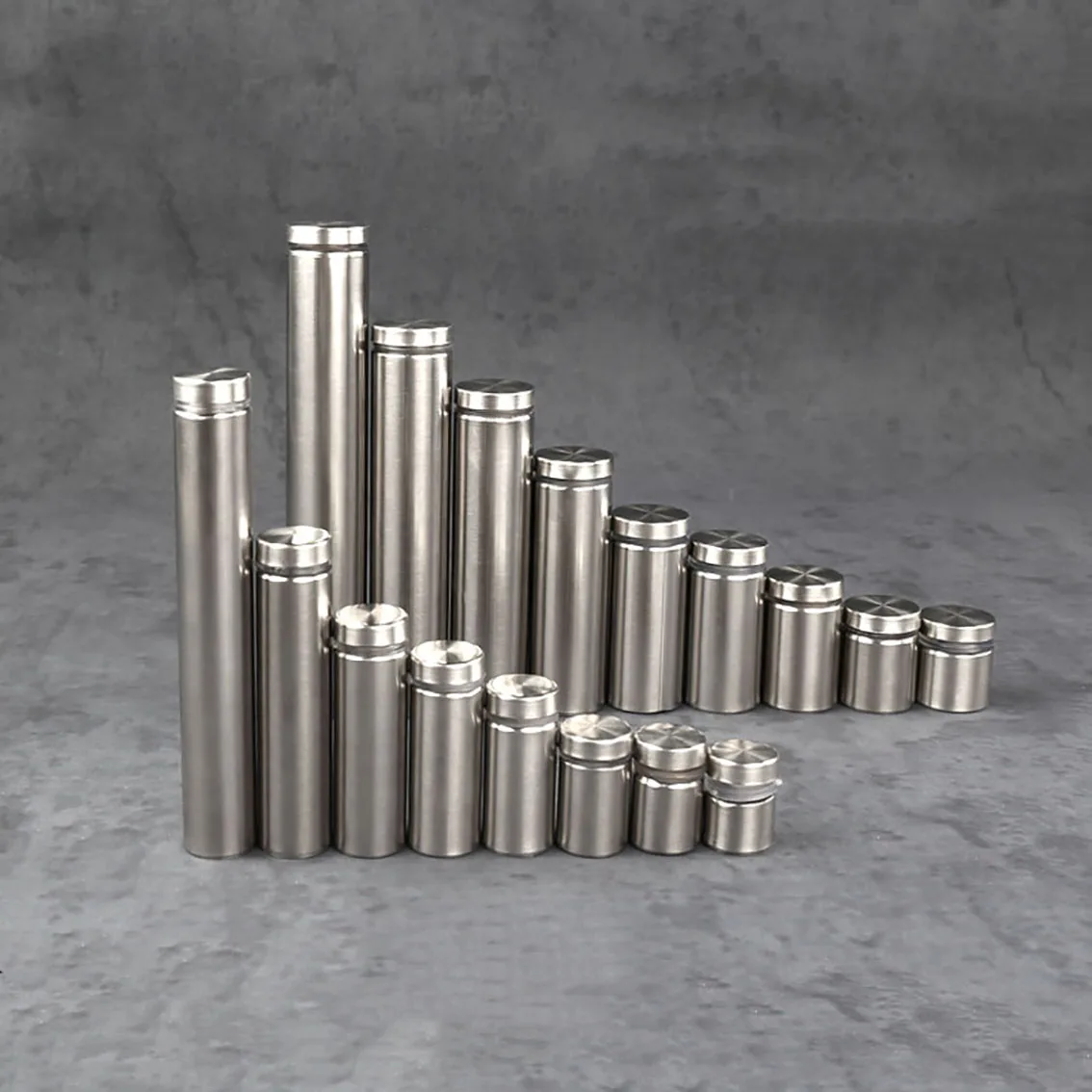 

2Pcs 25mm Glass Fasteners Stainless Steel Acrylic Advertisement Standoffs Pin Nails Billboard Fixing Screws Hardware