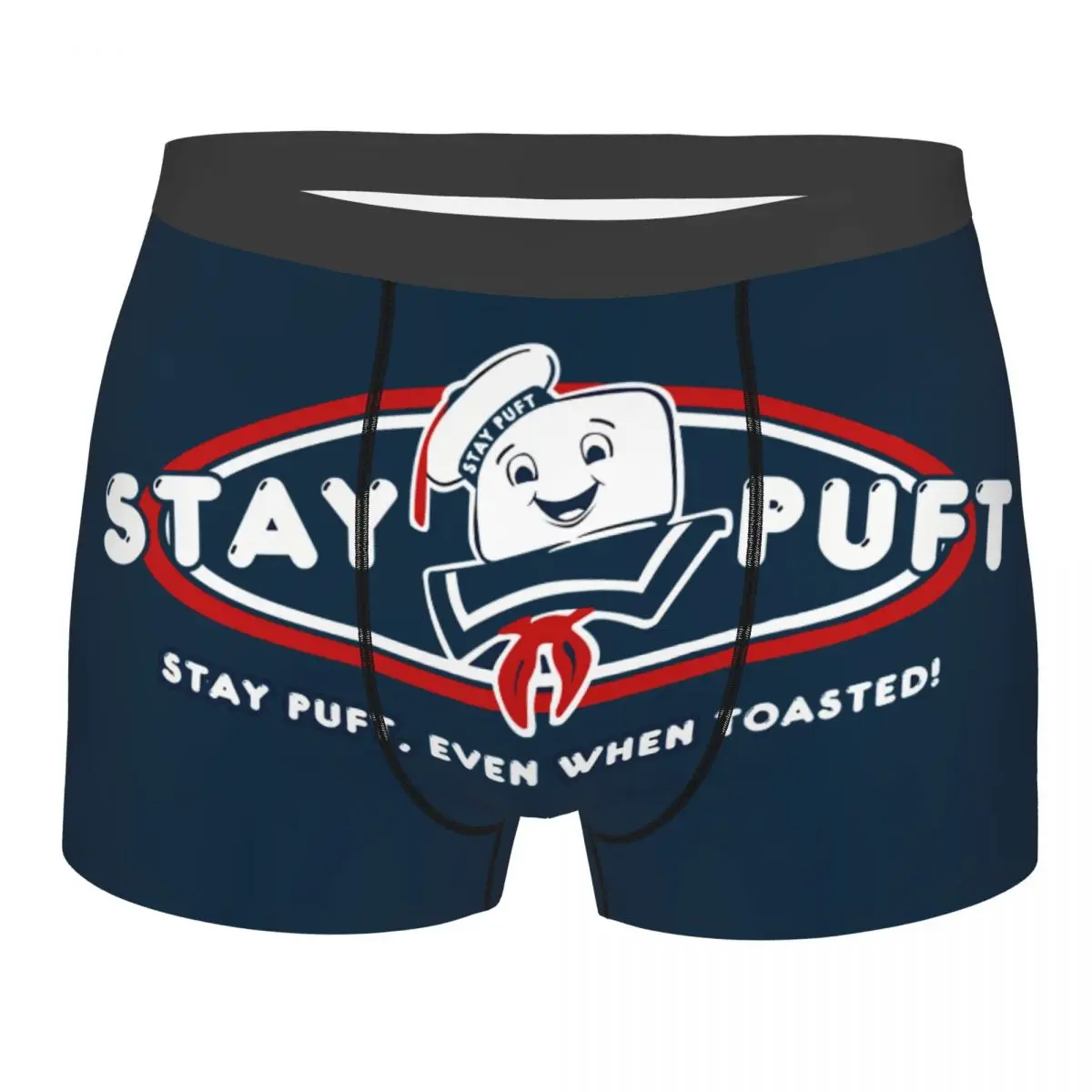 

Stay Puft Even When Toasted Ghostbusters 1984 Film Underpants Homme Panties Men's Underwear Comfortable Shorts Boxer Briefs